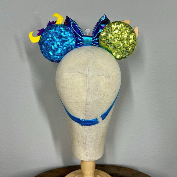 🪄 Monsters Inc Elastic Minnie Ears | Pixar-Inspired Adjustable Ears Headband - Picture 4 of 5